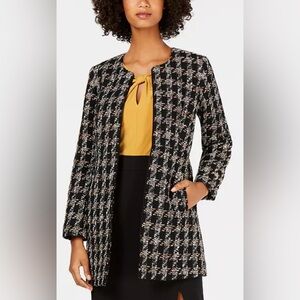 Nine West Tweed Topper Jacket Size 8 NWOT